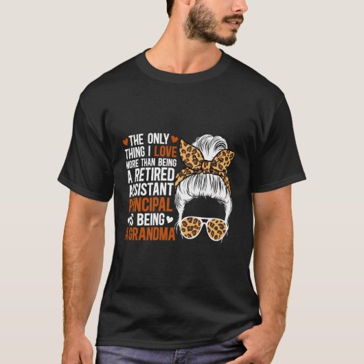 Als Assistentin für Großmutter und Großmutter T-Shirt (Vorderseite)