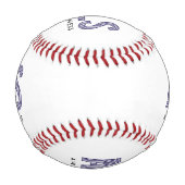 ALS Awareness Blue Ribbon Baseball (Rückseite)