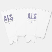 ALS Awareness Blue Ribbon Geschenkschachtel (Ungeklappt)