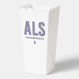 ALS Awareness Blue Ribbon Geschenkschachtel