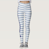 ALS Awareness Blue Ribbon Leggings (Vorderseite)