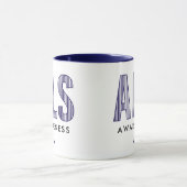 ALS Awareness Blue Ribbon Tasse (Zentrum)