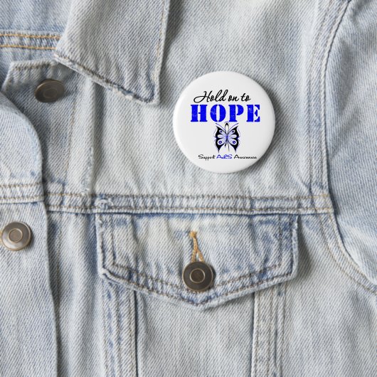 ALS Awareness HOLD AUF HOFFNUNG Button (Beispiel)