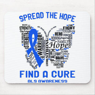 ALS Awareness Month Band Geschenke Mousepad