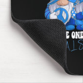 Als Awareness Month Blue Ribbon Gnomos Unterstützu Mousepad (Ecke)