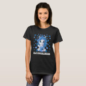 ALS Awareness Month Blue Ribbon Unicorn T-Shirt (Vorne ganz)