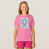 ALS Awareness Ribbon Angel Custom Shirt (Vorne ganz)