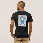 ALS Awareness Ribbon Angel Custom Shirts (Schwarz voll)