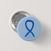 ALS Awareness Ribbon Custom Art Button (Vorne & Hinten)