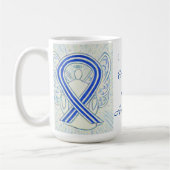 ALS Awareness Ribbon Engel Custom Tasse (Links)