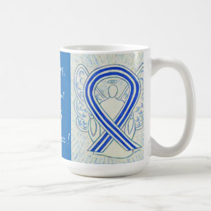 ALS Awareness Ribbon Engel Custom Tasse