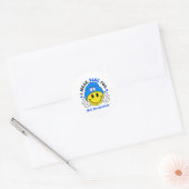 ALS Awareness Ribbon Support Geschenke Runder Aufkleber (Umschlag)