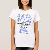 ALS Awareness Ribbon Support Geschenke T-Shirt (Vorderseite)