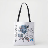 ALS Awareness Tote Bag Tasche (Vorderseite)