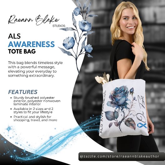 ALS Awareness Tote Bag Tasche