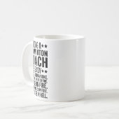 Als Badminton Coach Job Funny Badminton Instru Kaffeetasse (Vorderseite Links)