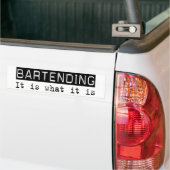 Als Barmixer arbeiten es ist Autoaufkleber (Auf Lkw)