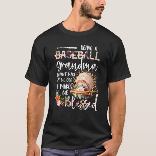 Als Baseballgroßmutter macht mich nicht alt T-Shirt (Vorderseite)