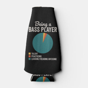 Als Bassist Musiker Funny Bass Gitarrist Flaschenkühler