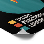 Als Bassist Musiker Funny Bass Gitarrist Poster (Ecke)