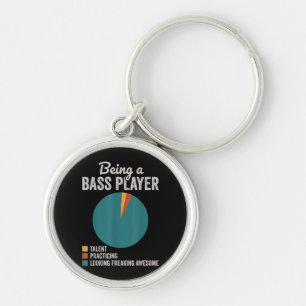 Als Bassist Musiker Funny Bass Gitarrist Schlüsselanhänger