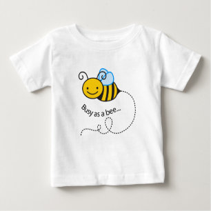 Als Biene beschäftigt Baby T-shirt