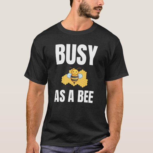 Als Bienenauswechsler beschäftigt T-Shirt (Vorderseite)