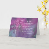 Als Bischof Lord Bless verurteilt und Lila Behalte Karte (Gelbe Blume)