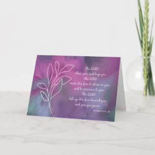 Als Bischof Lord Bless verurteilt und Lila Behalte Karte