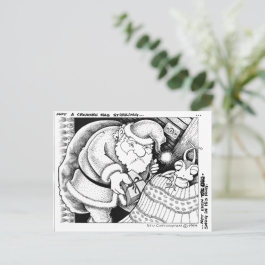 Als Bug in einem Rug Postkarte (Stehend Vorderseite)