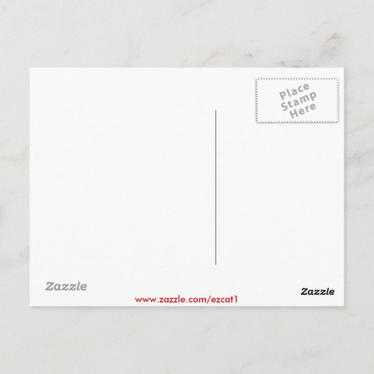 Al's Chop Shop Postkarte (Rückseite)