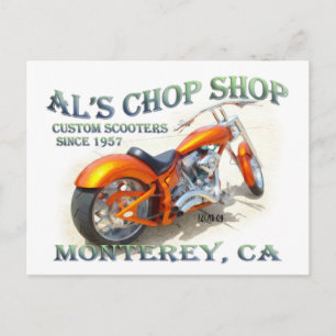 Al's Chop Shop Postkarte