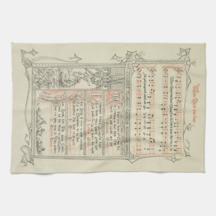 Als Christus Geboren war von Mary freiem mittelalt Geschirrtuch