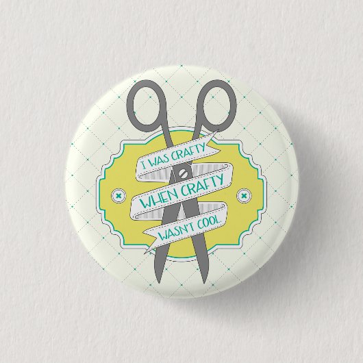Als Crafty keinen Coolen Angebotsknopf hatte Button (Vorderseite)