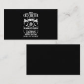 Als Crocheter ein Magier Visitenkarte (Vorne/Hinten)