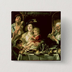 Als das alte singen Sie, so das junge Rohr, 1638 Button