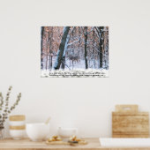 Als das Hirsch für das Wasser sprießt ... Poster (Küche)