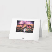 Als das Hirsch für die Wassergrüßkarte pflückt Karte (Rückseite)