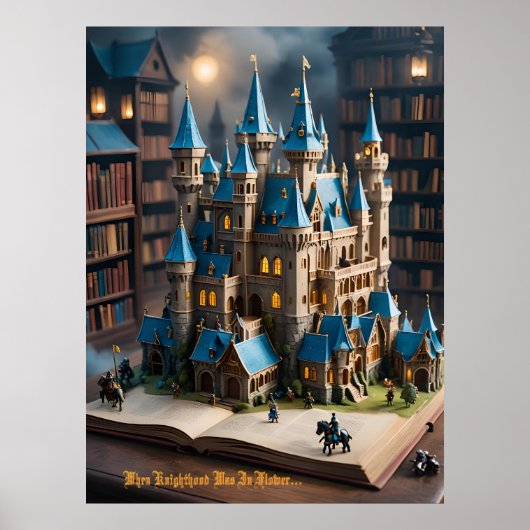 Als das Rittertum in Blume war Poster (Vorne)