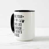 Als dein Schwiegersohn zu sein scheint ein Geschen Tasse (Vorderseite Links)