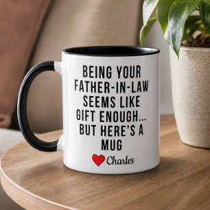Als dein Schwiegervater zu sein scheint Geschenk g Tasse