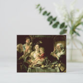 Als der alte Sing, so der junge Pipe, 1638 Postkarte (Stehend Vorderseite)