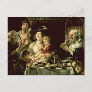 Als der alte Sing, so der junge Pipe, 1638 Postkarte