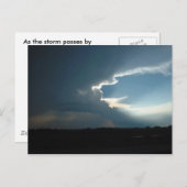 Als der Sturm übergeht Postkarte (Vorne/Hinten)