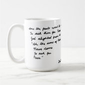 Als die Dichter zu Gott gingen Kaffeetasse (Links)