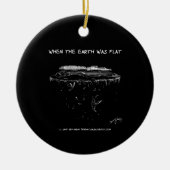 Als die Erde flach war Keramikornament (Vorne)