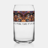 Als die ewige Flame des Lebens.. Dosenglas (Vorderseite)
