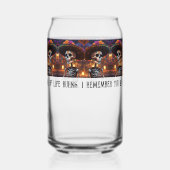 Als die ewige Flame des Lebens.. Dosenglas (Links)