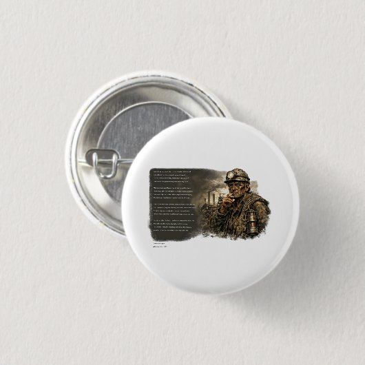 Als die Gruben stillstanden Button (Vorne & Hinten)