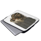 Als die Gruben stillstanden Laptopschutzhülle (Vorne Knopf)
